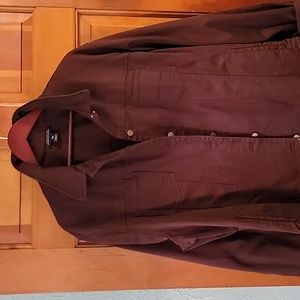 Jean jacket in brown